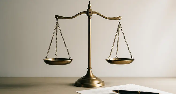 a scale of justice with some legal documents next to it from Lemon Law Attorney San Antonio in San Antonio, TX - lemon law buyback